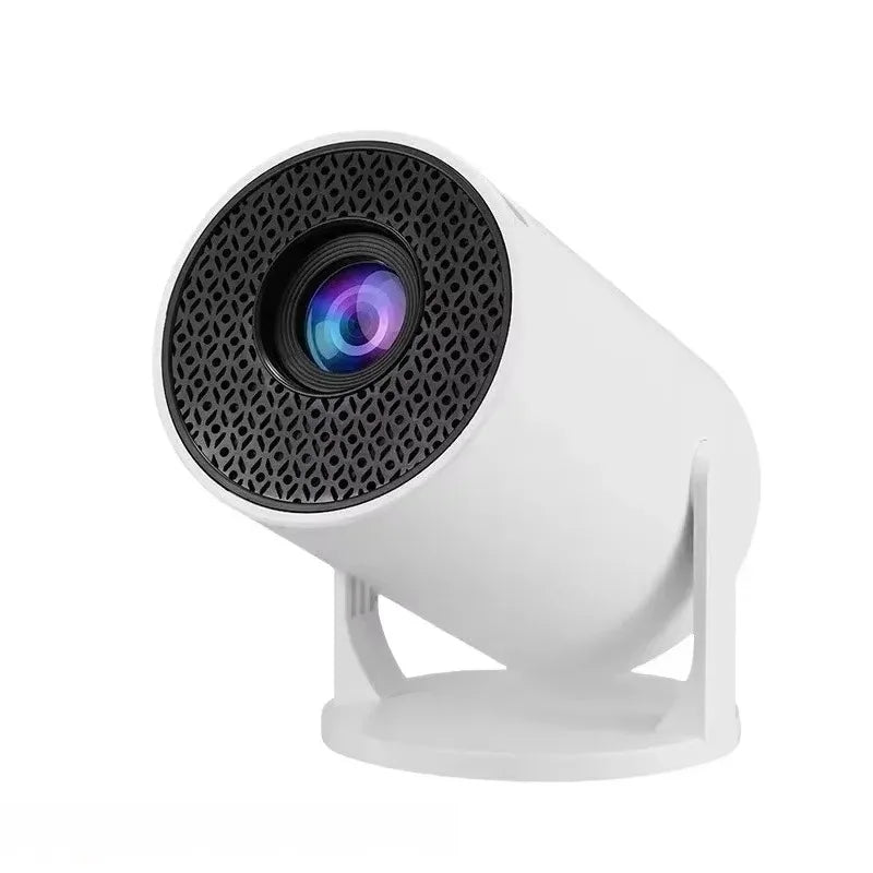 1080P White  Projector: 270° Adjustable LED | Portable for Android, USB TV Stick, Laptop | Home & Outdoor Movie Screen