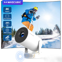 Load image into Gallery viewer, Magcubic Projector HY300 PRO + 4K Android 11 Dual Wifi6 Allwinner H713 BT5.4 1080P 1280*720P Home Cinema Outdoor Projetor
