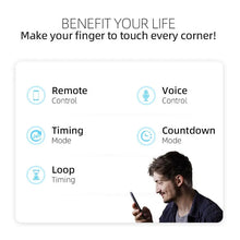 Load image into Gallery viewer, Tuya WiFi Smart Circuit Breaker 1P 63A DIN Rail for Smart Home Wireless Remote Control WiFi Switch by APP TONGOU Free Shipping
