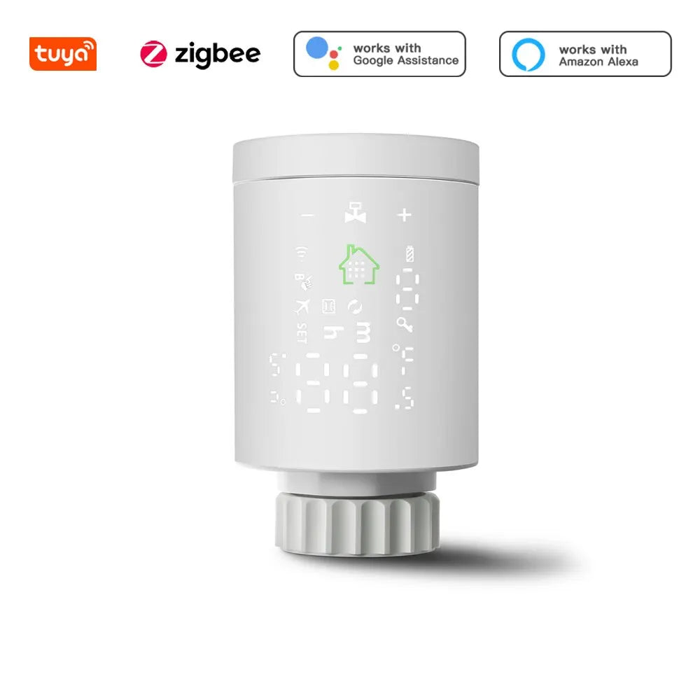 Tuya Zigbee Smart Radiator Valve Programmable Thermostat