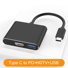 Load image into Gallery viewer, 3 in 1 USBC to Hdmi-compatble Converter
